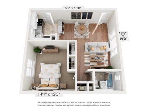 1 bed 1 bath at Greenfield Village Apartments, Rocky Hill, CT